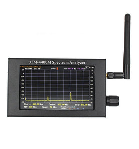 35M-4400MHz Spectrum Analyzer 4.3 inch LCD TFT Screen Handheld Simple Spectrum Analyzer Measurement of Interphone Signal
