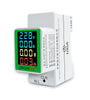 Peacefair PZEM-008 Din Rail Electricity Digital Power Energy Meter Watt Kwh Wattmeter Monitor Ammeter Voltmeter AC 50-300V 100A