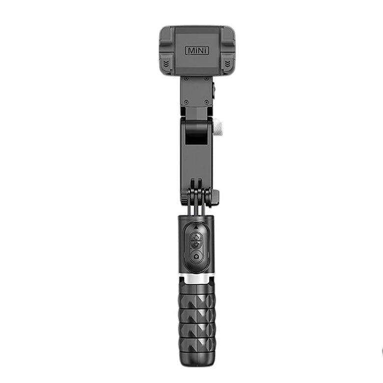 ToKQi Q18 Handheld Mobile Phone Gimbal Stabilizer bluetooth Selfie Stick Holder with Fill Light for iPhone Huawei Xiaomi
