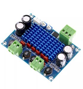 XH-M572 TPA3116D2 Digital Power Amplifier Board High Power 2x120W Chassis 5V 24V 28V 120W Audio Module