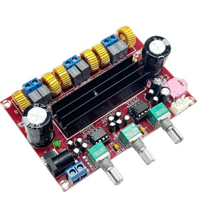 XH-M139 Digital Amplifier Board TPA3116D2 2.1 Channel Amplifier Module DC 12-24V 3 Sound Channels Energy Saving Pure HiFi Music