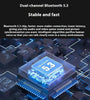 Wireless bluetooth Earphone HiFi Sound HD Calls 36H Playback LED Digital Display Low Game Delay Earclips Sports Headphones