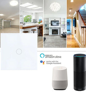 8686 EU Type Tuya WiFi Smart Panel Switch Remote Phone Control Timing Setting RF433 Support Alexa Google