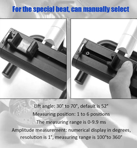 WeiShi No.1900 Timegrapher Watch Tester for Repairers Frequency Diagram Rate Deviation Amplitude Be-at Error Measurement Color LCD Screen Watch Testing Tool