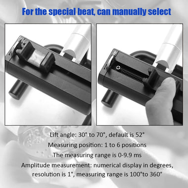 WeiShi No.1900 Timegrapher Watch Tester for Repairers Frequency Diagram Rate Deviation Amplitude Be-at Error Measurement Color LCD Screen Watch Testing Tool