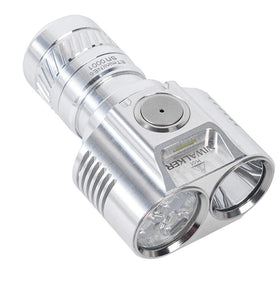 NIWALKER ETmini NE6 Dual Head 3200LM EDC Flashlight With 18350 Battery Type-C USB Rechargeable Multipurpose Mini LED Torch Outdoor Camping Light