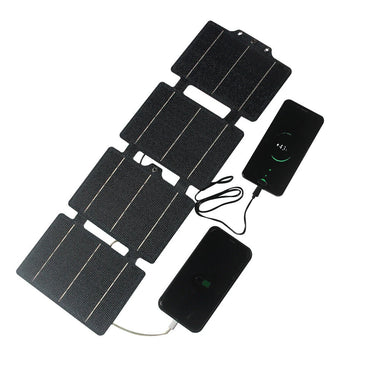 14W ETFE Foldable Solar Panels IPX6 Waterproof Portable Solar Panel Charger Lightweight Solar Panel Charger USB/Type-C for Camping Essentials