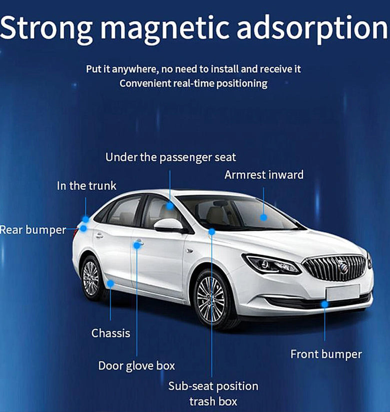 GF22 GPS Car Tracker Strong Magnetic Adsorption WiFi Locator Anti-theft Surveillance Device SOS Distress Alarm Voice Control Phone Tracking