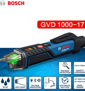 GVD 1000-17 Non-contact Voltage Detector Tester Pen CAT IV 1000V Dual Voltage Range IP67 Waterproof