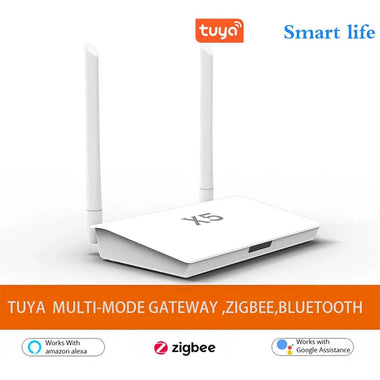 X5 Tuya Smart Zigbe 3.0 Gateway bluetooth Hub with Network Cable Socket Wired Connection Smart Life Voice Control with Alexa Google Home