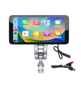 M630 Pro / M630 Max 6.5" Motorcycle Touch Screen Wireless Android Auto CarPlay Smart Portable Display IPS Removable Bracket IP67 Waterproof Bluetooth Monitor