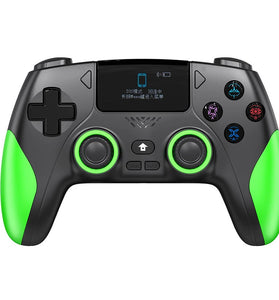 P4 Wireless Gaming Controller 1.47-inch OLED Screen bluetooth Gamepad with Hall Effect Joysticks & Triggers Turbo Vibration for PC Switch PS4 Android iOS