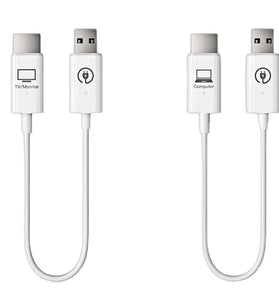 Measy AM18051 Wireless HD Extender Kit 1080P@60Hz Screen Mirroring Dual Band 2.4G 5G WiFi 50m Range Plug and Play Miracast Airplays USB Powered