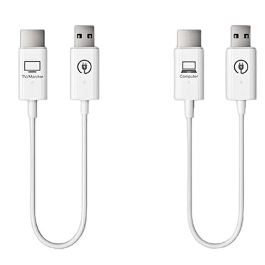 Measy AM18051 Wireless HD Extender Kit 1080P@60Hz Screen Mirroring Dual Band 2.4G 5G WiFi 50m Range Plug and Play Miracast Airplays USB Powered