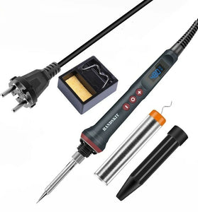 Handskit 90W 927 LED Digital Soldering Iron Kit 110V/220V Adjust Temperature Electrical Soldering Iron 4 Wire Core Welding Tools