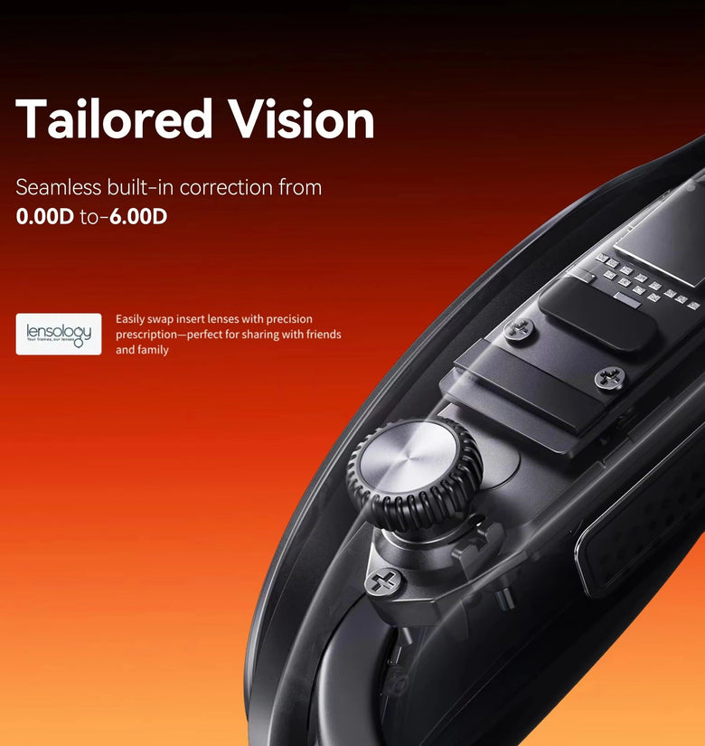 Rokid Max 2 AR Glasses 3D Game Viewing Smart Device 50 Fov 160'' 120Hz Micro OLED Screen 2 Near-ear Directional Speakers 75g Lightweight Smart Audio Glasses