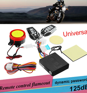 12V Motorcycle Two-way Anti-theft Security Alarm System with Engine Start Electric Scooter Remote Control Key