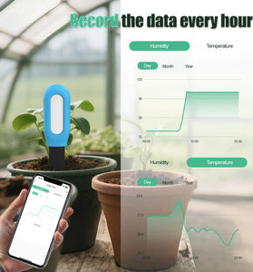 TUYA Soil Moisture Temperature Sensor WIFI Bluetooth 4.1 For Zigbee  Waterproof Compatible with Android iOS Smart Irrigation