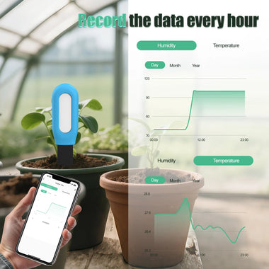 TUYA Soil Moisture Temperature Sensor WIFI Bluetooth 4.1 For Zigbee  Waterproof Compatible with Android iOS Smart Irrigation