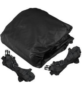 12ft / 14ft / 16ft / 18ft Jon Boat Cover 210D Black Waterproof Sun Protection