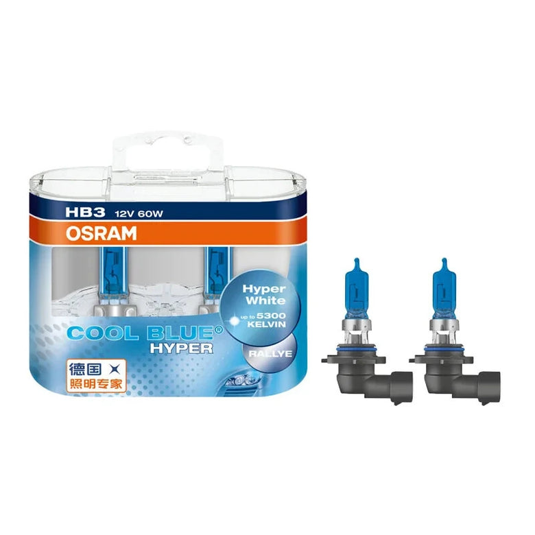 H1 H4 H7 H11 HB3 HB4 2 Pack 5300K 12V 55W Car Halogen Headlight Car Headlamp Hi/Lo Beam Cool Blue Hyper White Bulbs