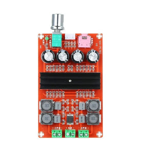 XH-M190 2*100W Tube Digital Audio Board TDA3116D2 Power Audio Amp 2.0 Class D Stereo HIFI Amplifier DC12-24V