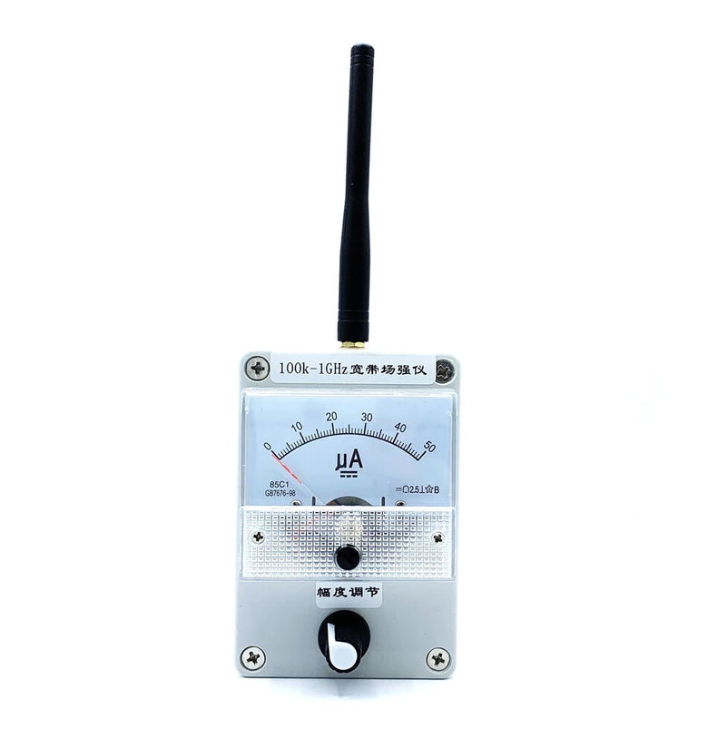 100KHz-1000MHz/1GHz Field Strength Indicator Meter RF Signal Level Tester + Antenna
