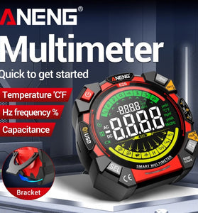 ANENG 626 Digital Multimeter High Precision 6000 Count Voltage Current Resistance Tester USB Rechargeable AC DC Measurement Anti Glare Screen Portable
