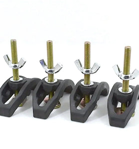 6PCS CNC Arcuate Press Plate Clamps Engraving Machine T Track Hold Down Clamps Fixture Fastening Platen Router Woodworking Accessories for Milling Machine