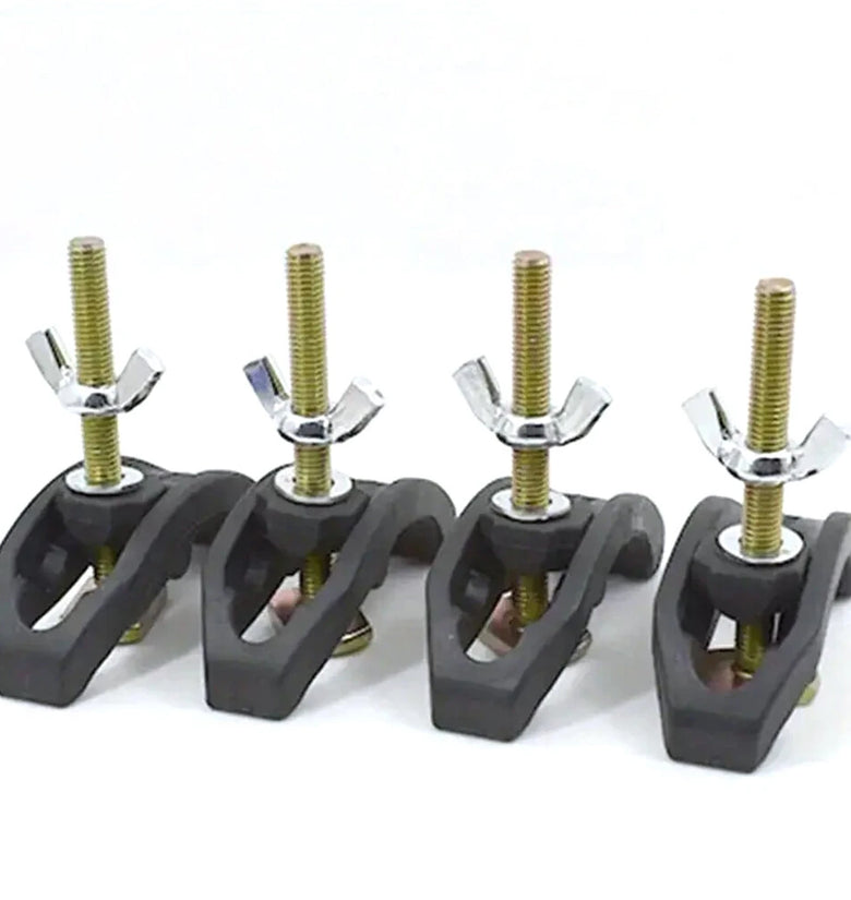 6PCS CNC Arcuate Press Plate Clamps Engraving Machine T Track Hold Down Clamps Fixture Fastening Platen Router Woodworking Accessories for Milling Machine