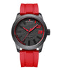NAVIFORCE Men Sport Watch TPU Strap Simple Dial Quartz Wristwatch Waterproof Watch