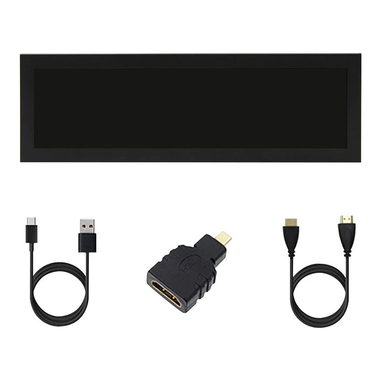 Raspberry Pi Compatible 8.8 Inch High Definition Multimedia Interface Touch Screen Display 480x1920 IPS Panel USB Type-C  Wide Viewing Angle Gaming Monitor