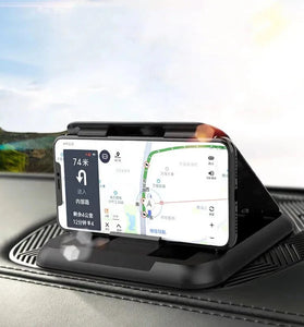 Car Center Console Mobile Phone Navigation Holder Anti-Slip Pad Mobile Phone Holder Instrument Panel Car Mobile Phone Holder