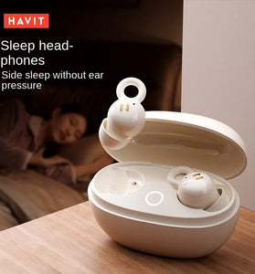HAVIT E15 TWS Headset Wireless bluetooth Earphone Stereo 30H Playback Low Delay Sleep Assistance Earbuds In-ear Headphones
