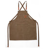 Premium Canvas Apron Universal Fit 76x68cm Pure Cotton Durable Waterproof Ideal for Woodworking Protection