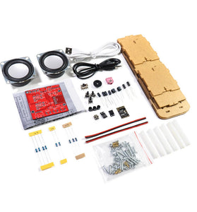 DIY bluetooth Speaker Kit USB Mini Home Stereo Sound Amplifier Electronic Project for Soldering Practice and Learning