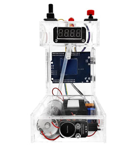 Intelligent Water Dispenser Kit Adjustable Timing Touch Activated Digital Display Emergency Stop Button LED Status Indicator USB and DC Power Supply