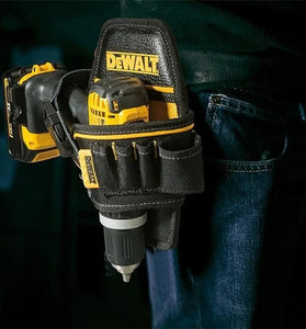 DWST83486-1 for DEWALT Tool Pocket Compact 4 Pockets Adjustable Waist Bag Polyester Electric Screwdrivers Wrenches Accessories Storage Organizer Heavy Duty Waist Strap