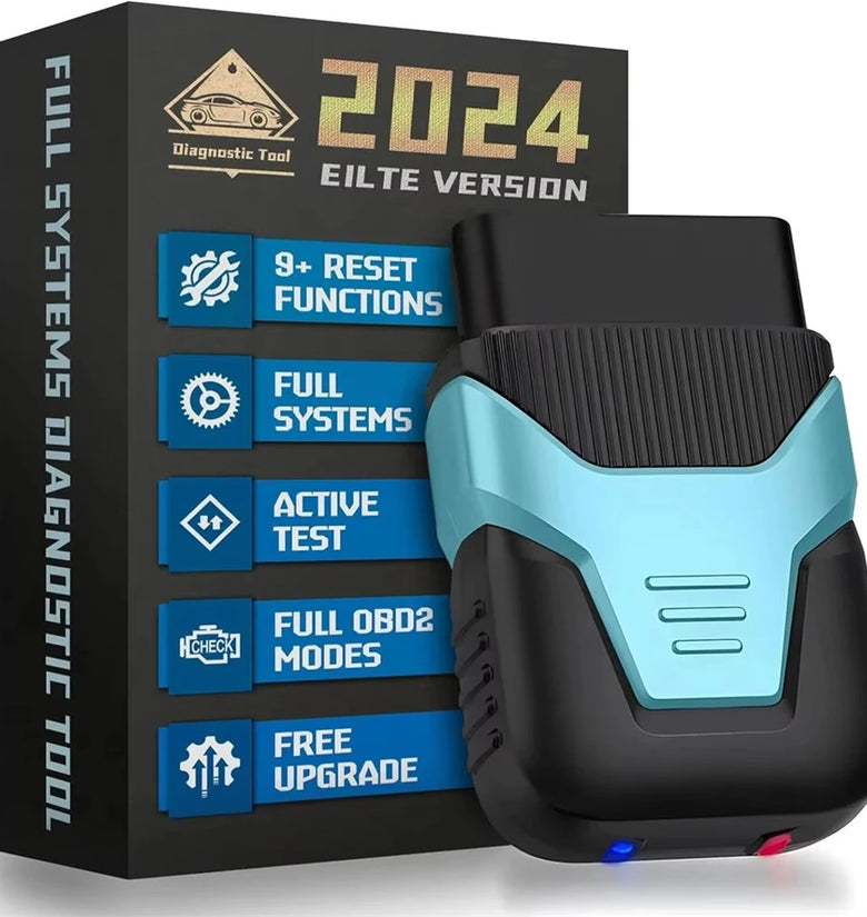 HUMZOR Z100 Bluetooth 5.2 OBD2 Diagnostic Tool Full System OBDII Scanner 9+ Reset Functions iOS Android APP Controlled Bidirectional Testing