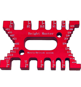 Woodworking Dovetail Jig Tenon Caliper Gauge Metric/Inch High Precision Height Gauge For Router Table Saw Engraving Machine Carpentry Measuring Tool