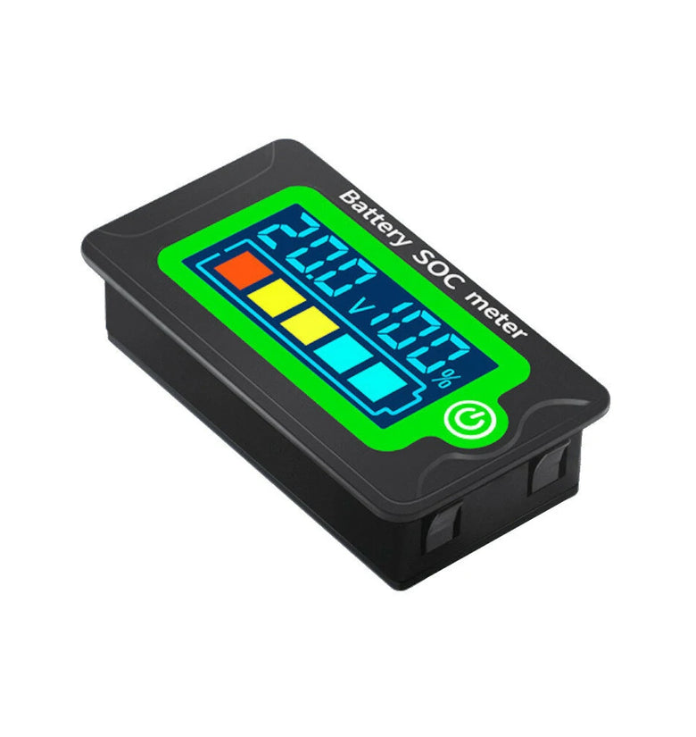 Peacefair Battery Capacity Tester Waterproof Digital LCD Voltmeter Voltage Indicator Meter 12V 24V 36V 48V 72V For Car