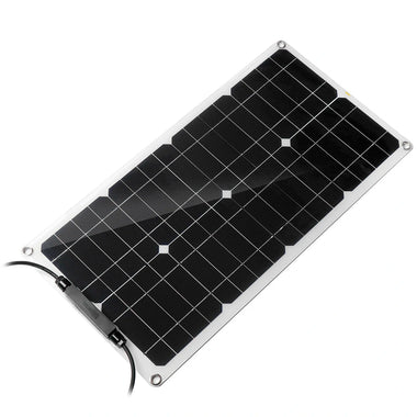 12V 25W Portable Solar Panel with Controller Trickle Battery Charger For Car Van Boat Caravan Camper