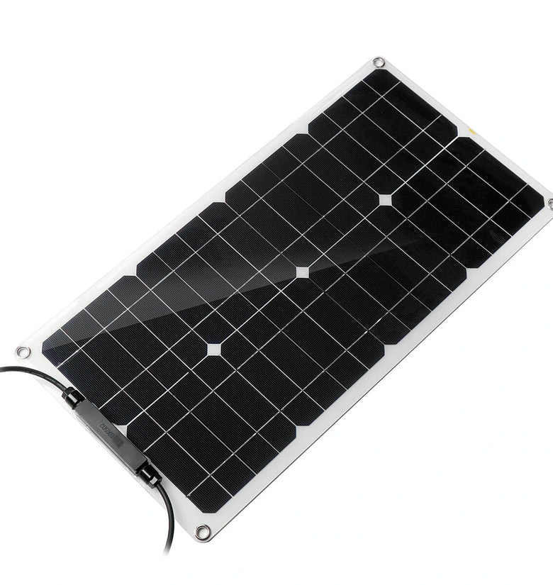 12V 25W Portable Solar Panel with Controller Trickle Battery Charger For Car Van Boat Caravan Camper
