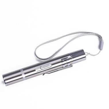 3-in-1 Red Light Cat Teaser Stick + White Light Mini Torch + UV Flashlight, USB Rechargeable Detecting Mini Pointer Pen Light