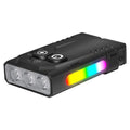 SEEKNITE EV15S 1000LM EDC Keychain Flashlight With 365nm UV Light Colored Sidelight Type-C Charging Super Bright Mini LED Torch Clip-on Light RGB Lamp Pocket Lantern