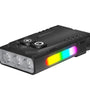 SEEKNITE EV15S 1000LM EDC Keychain Flashlight With 365nm UV Light Colored Sidelight Type-C Charging Super Bright Mini LED Torch Clip-on Light RGB Lamp Pocket Lantern