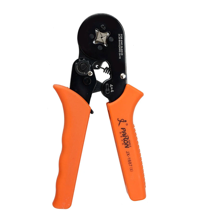 PARON  JX-1687 6-4 Tube-type Terminal Crimping Plier Ratchet Labor-saving Crimping Pliers Sleeve-type Terminal Crimping Pliers Wire Ear Crimping Tool