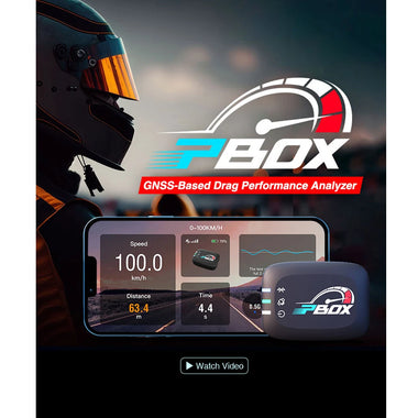 Xparkle PBOX Mini GPS Based Performance Meter Box Vehicle Performance Analyzer with Acceleration Analysis Braking Distance Real-Time Video