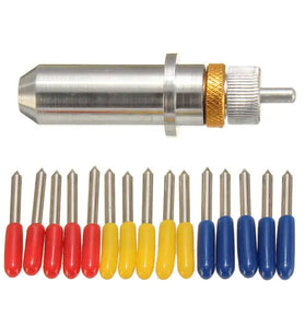 15pcs 30/45/60 Degree Vinyl Cutter Blade for Roland Cutting Plotter with Holder