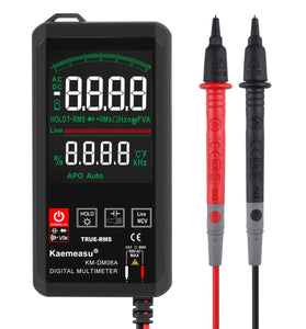 Kaemeasu KM-DM06A 6000 Counts Smart Mini Touch Digital Multimeter with Color Screen True RMS Measurement Auto Recognition Ideal for Electronic Repair
